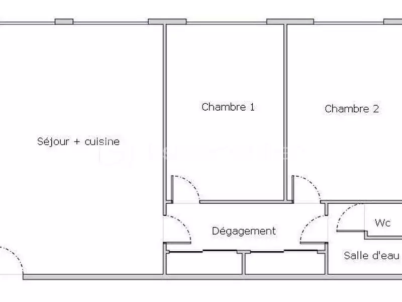 Appartement, 54 m²