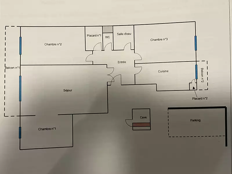 Appartement, 73,37 m²