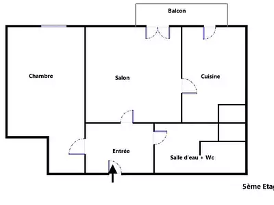 Appartement, 42,18 m²
