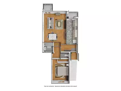 Appartement, 50 m²