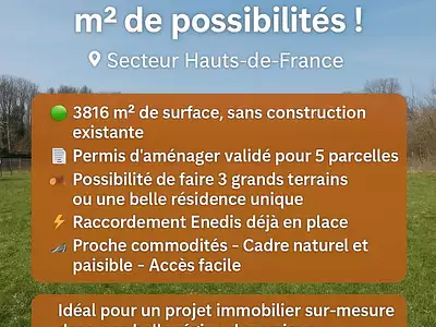 Terrain, 3 816 m²