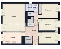 Appartement, 87,27 m²