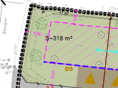 Terrain, 318 m²