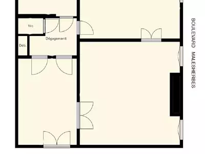 Appartement, 63,26 m²