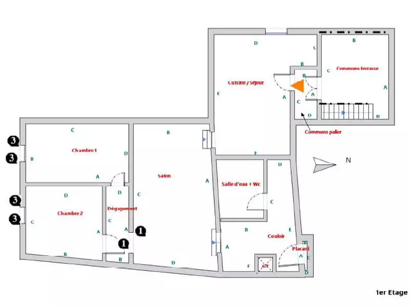Immeuble, 150 m²