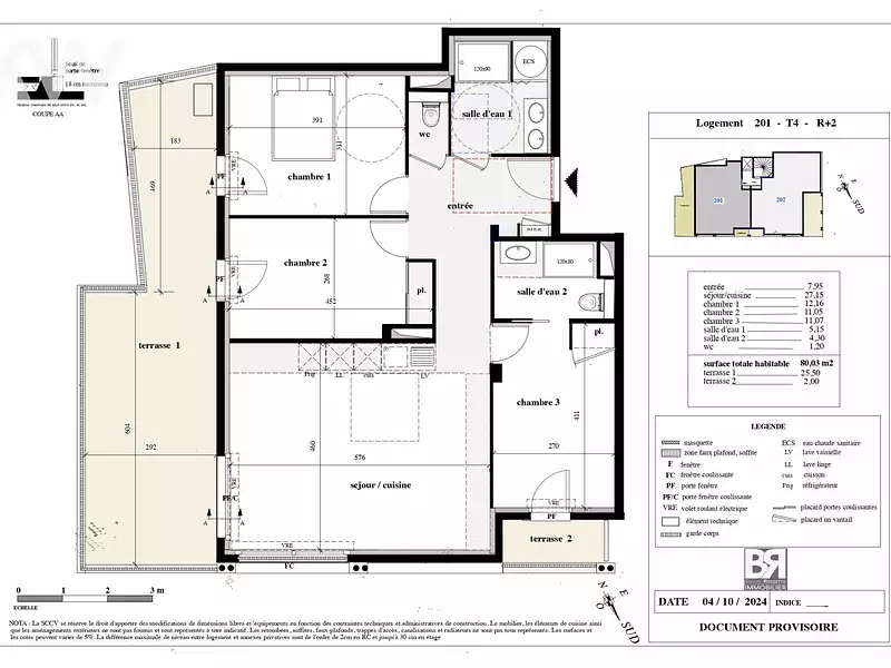 Appartement, 80,03 m²