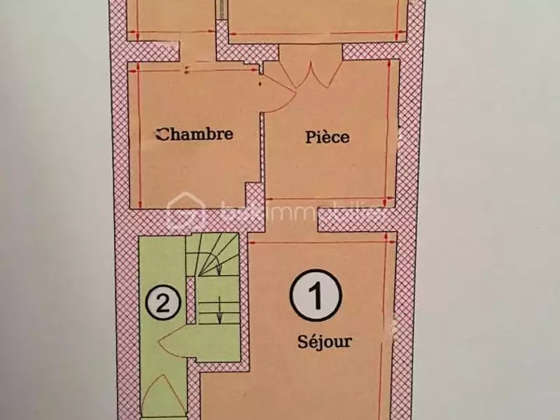 Appartement, 37 m²