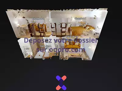 Appartement, 55 m²