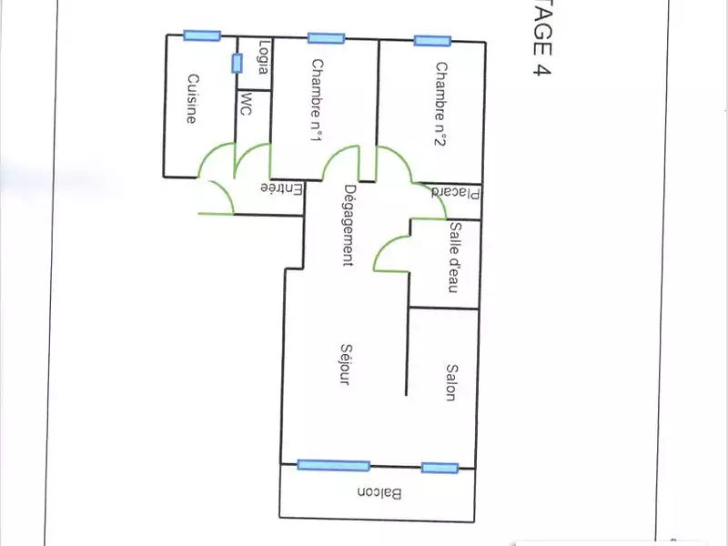 Appartement, 75,5 m²