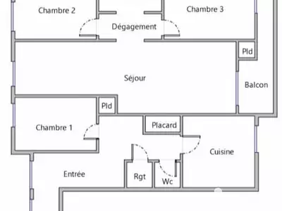 Appartement, 96 m²