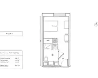 Appartement, 21,07 m²