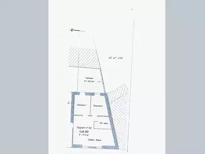 Appartement, 56 m²