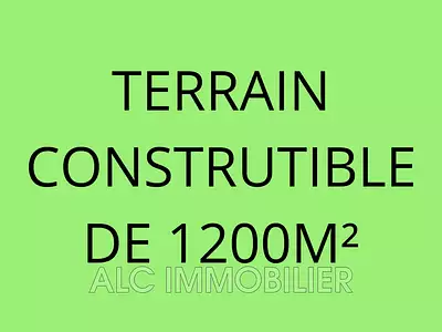 Terrain, 1 200 m²
