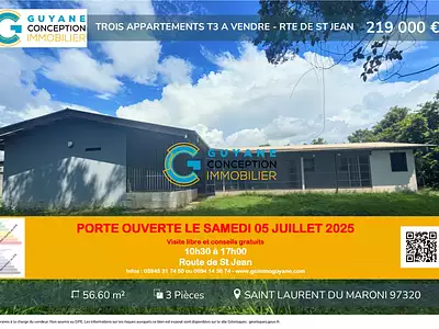Appartement, 56,6 m²