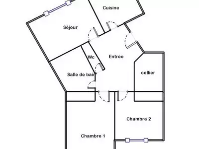 Appartement, 72 m²