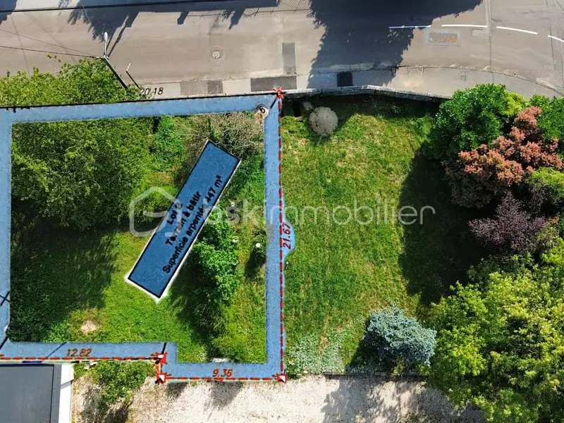 Terrain, 447 m²