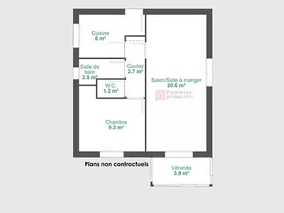 Maison, 41 m²