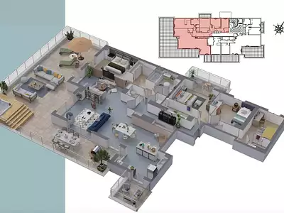 Appartement, 157,02 m²