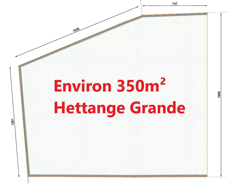Terrain, 350 m²