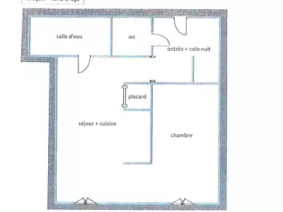 Appartement, 19,79 m²