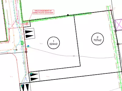Terrain, 624 m²