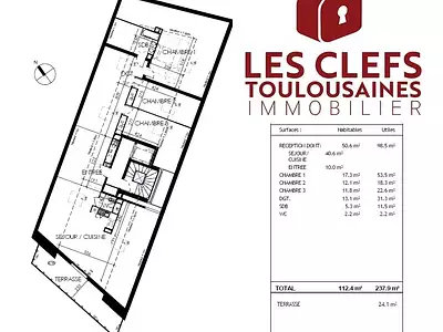 Appartement, 115 m²