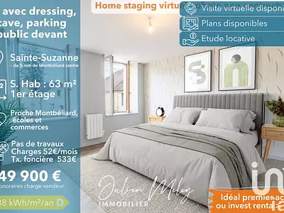 Appartement, 63 m²