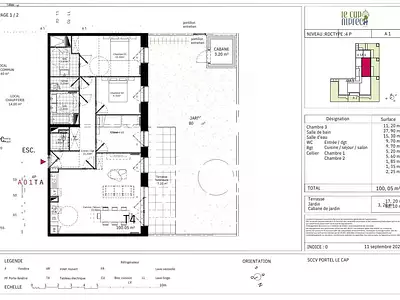 Appartement, 100 m²