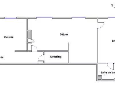 Appartement, 53 m²