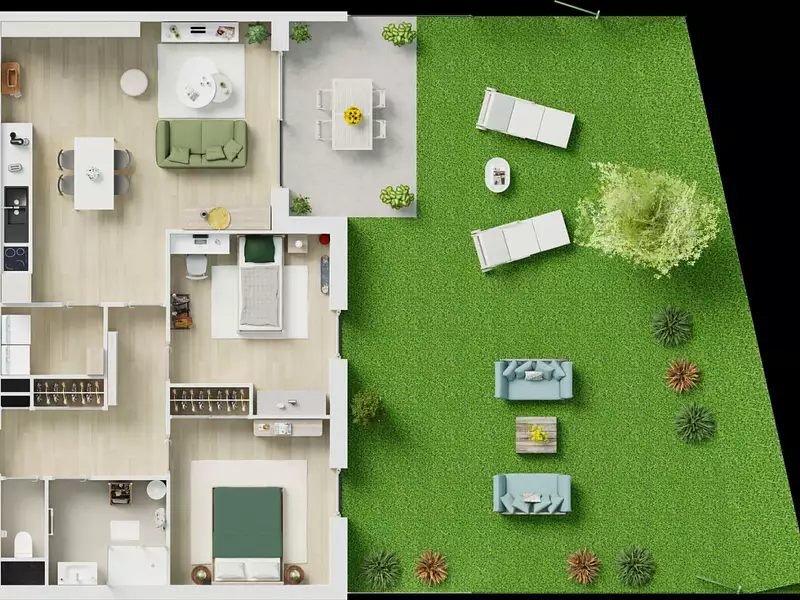 Appartement, 69,2 m²