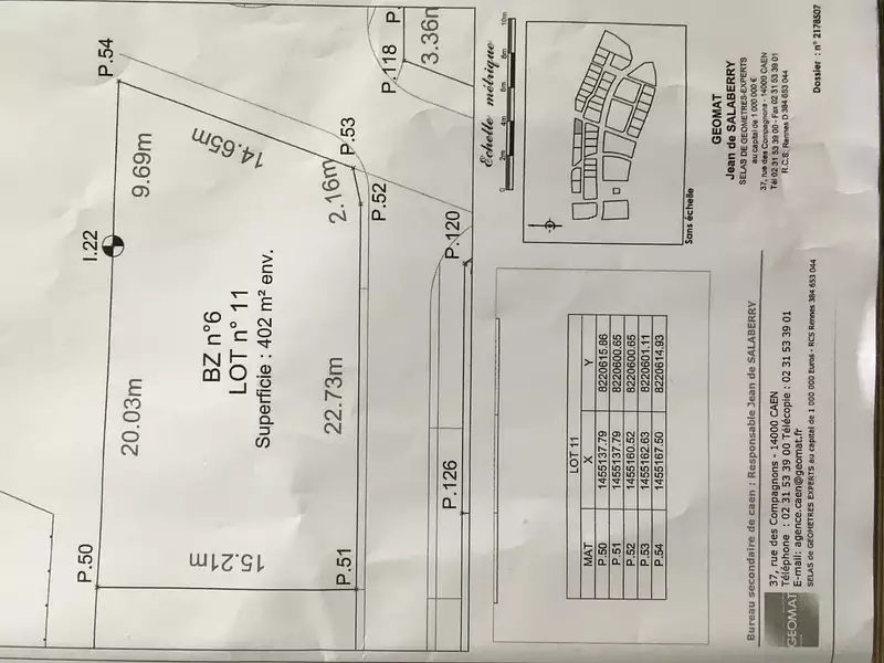 Terrain, 402 m²