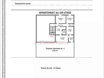 Appartement, 81,53 m²