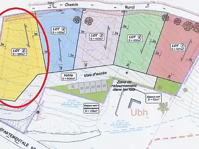 Terrain, 666 m²