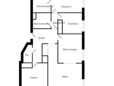 Appartement, 91,95 m²