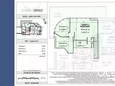 Appartement, 67,45 m²