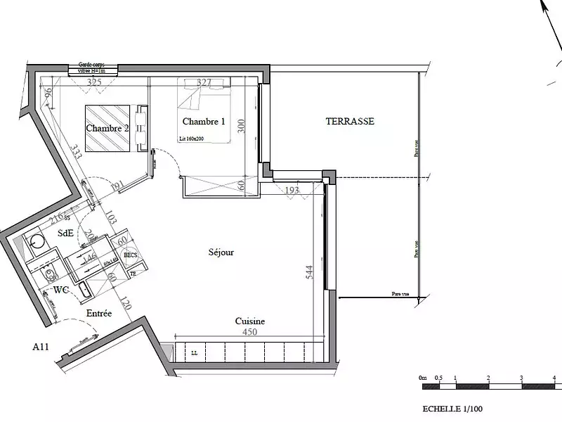 Appartement, 60,27 m²