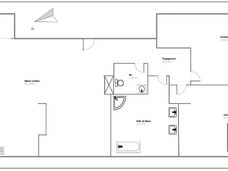 Appartement, 68,49 m²