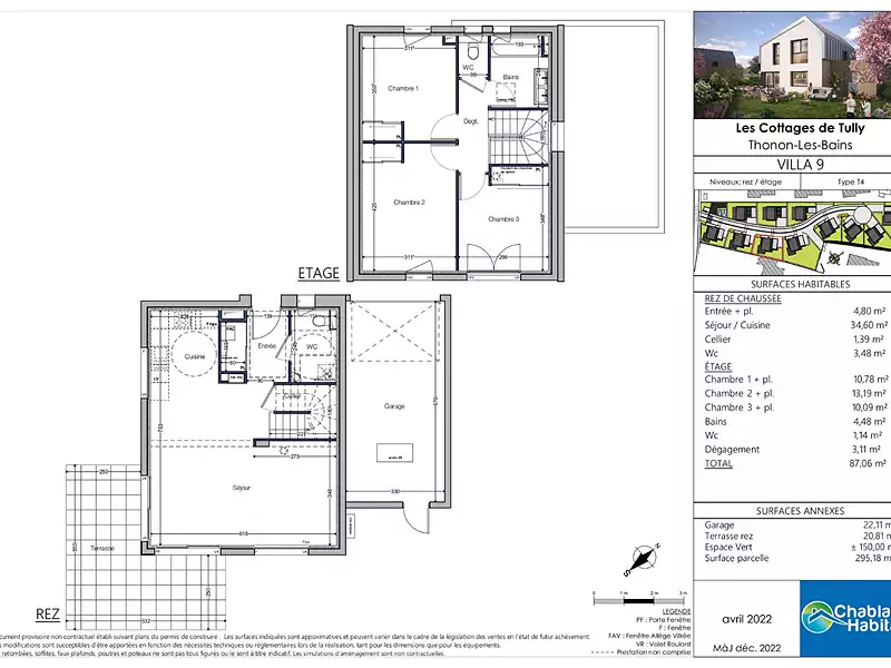 Maison, 87,06 m²