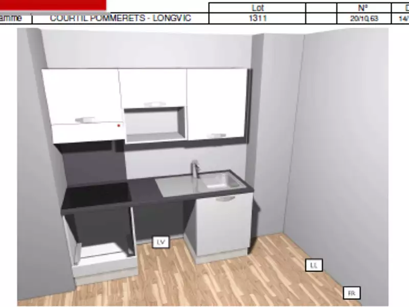 Appartement, 40,9 m²