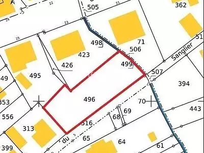 Terrain, 662 m²