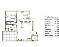 Appartement, 63,69 m²