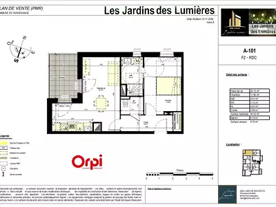 Appartement, 44 m²