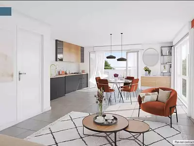 Appartement, 44,4 m²