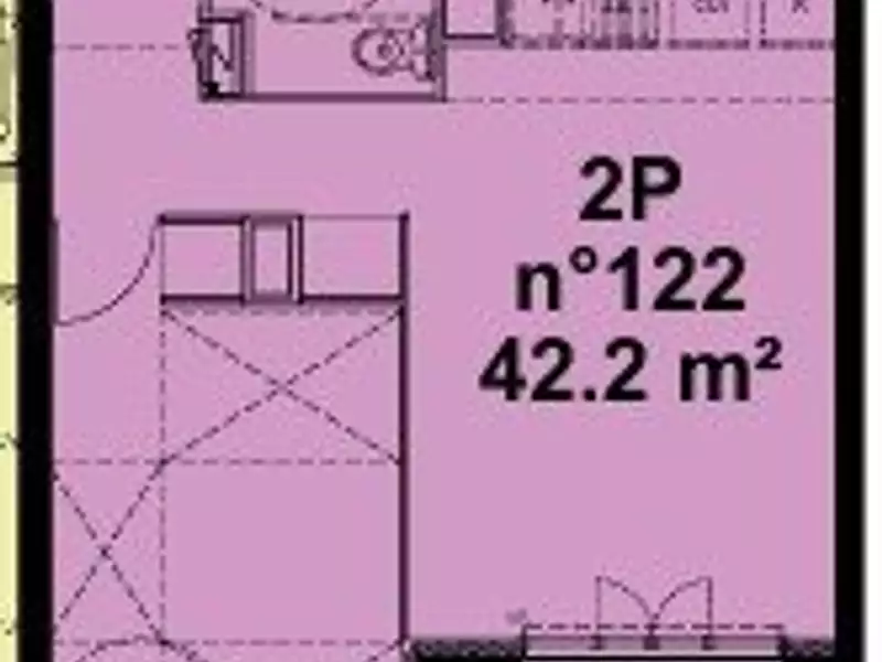 Appartement, 42,2 m²