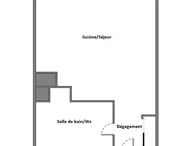 Appartement, 32 m²
