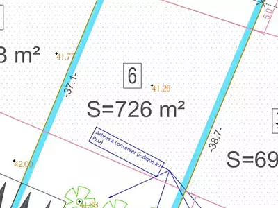 Terrain, 726 m²