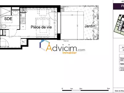 Appartement, 24 m²