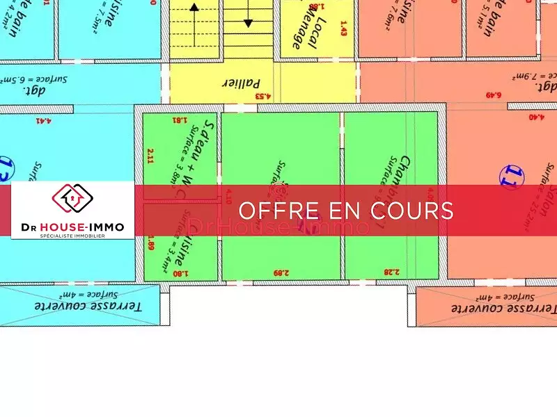 Appartement, 28 m²