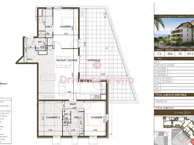 Appartement, 90,79 m²