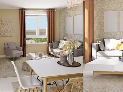 Appartement, 61,25 m²